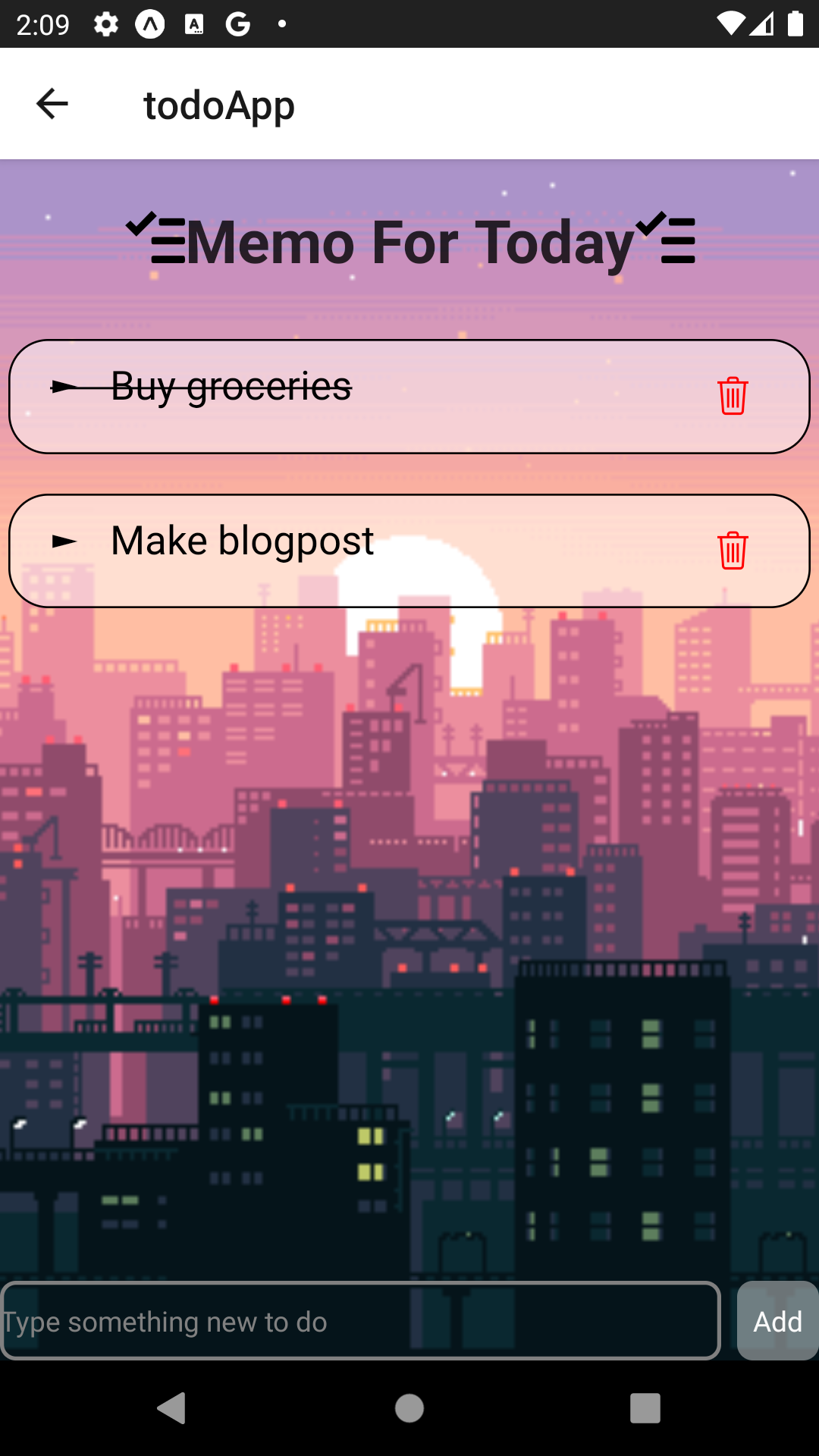 Making A List App